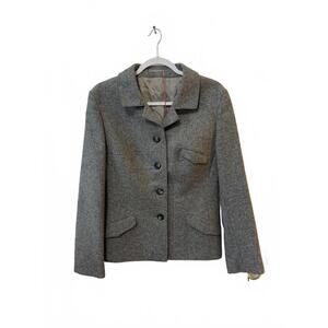 70s German Wool Grey Blazer
